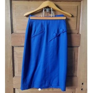 Guy laroche pencil skirt made in france